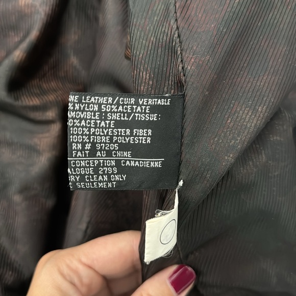 DANIER BLACK LEATHER COAT - Picture 7 of 12